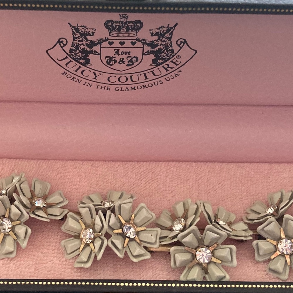 Juicy Couture Flower Bunch Vintage Bracelet